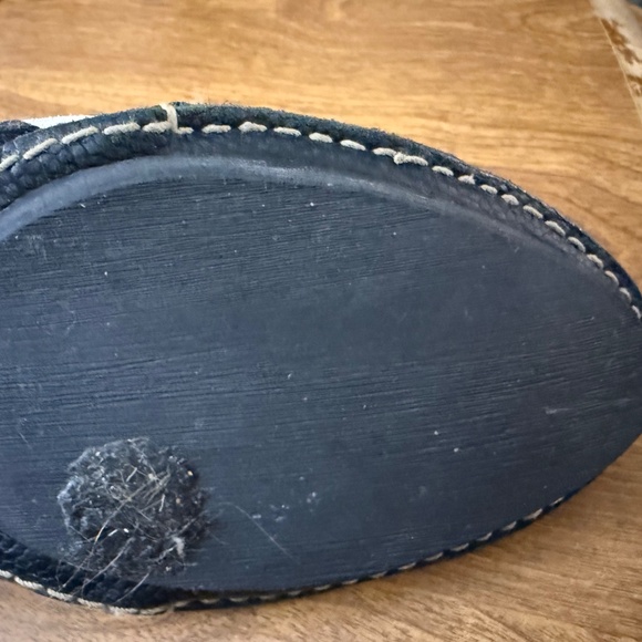 J. SHOES Suede Zebra Print Flats/Tiny Heel | Size 8-9 | Tanya Model - Picture 15 of 16